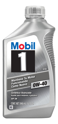 Aceite 0w40 Mobil 1 - Cuarto