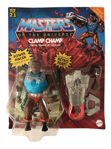 Clamp Champ Retro Play Motu Origins Heman Version Usa Mattel (Usado)