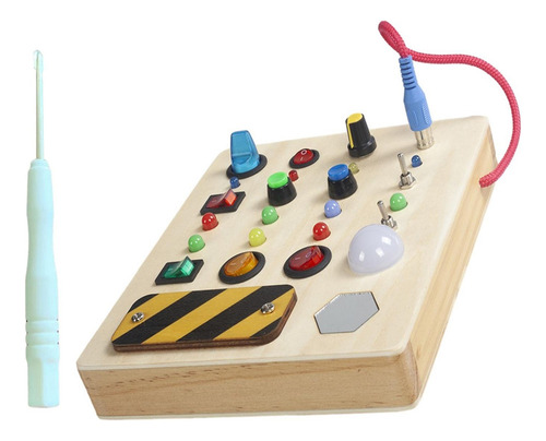 L Montessori Toy Busy Board Habilidades Motoras Para Niños