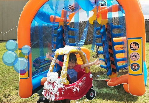 Bestway Hot Wheels Car Wash Center Inflable Original
