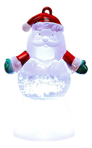 Adorno Navideño Luminoso Led De Papá Noel En Forma De C 0006