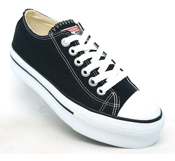 all star preto de salto