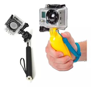 Monopod Para Camas Tipo Gopro Selfie Stick + Flotador Boompy