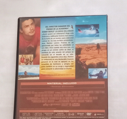 127 Horas / James Franco - De Danny Boyle - Dvd Original (Usado)
