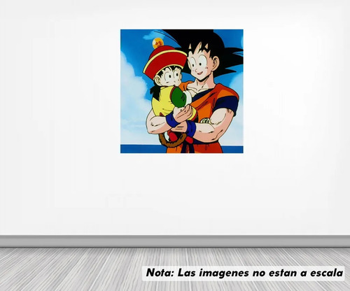 Vinil Sticker Pared 150cm Esfera Dragon Z Goku Gohan Pequeño