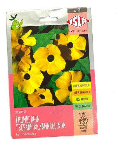 Thumbergia Trepadeira Amarelinha - 300mg De Sementes