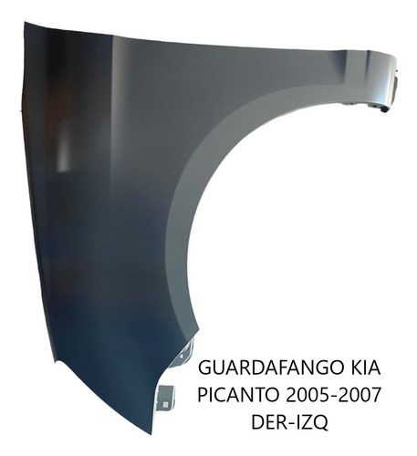 Guardafango Kia Picanto 2005-2007 Der-izq