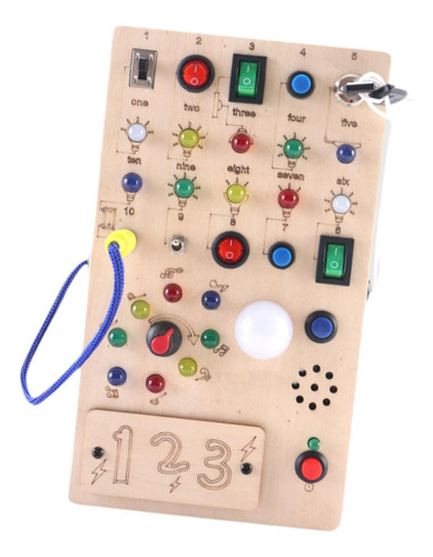 Quadro De Atividades Led Montessori, Quadro Sensorial,