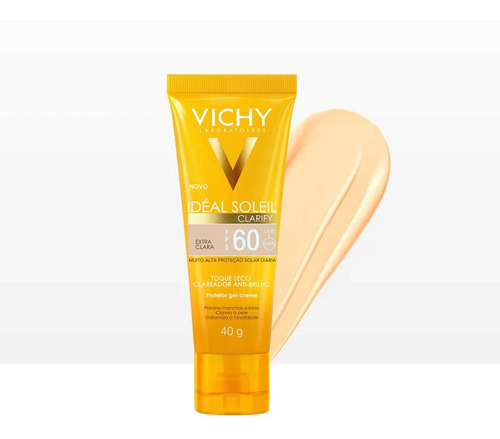 Imagem 2 de 4 de Protetor Solar Facial Idéal Soleil Clarify Fps 60 Vichy