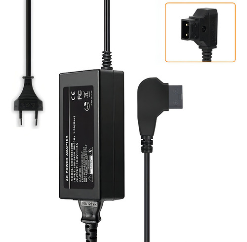 Carregador Rolux Rl-t1a D-tap Para V-mount E Gold Mount Cor Preto