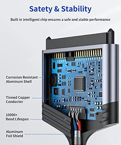 Cable Sata A Usb A Para Transferencia De Datos Ssd/hdd