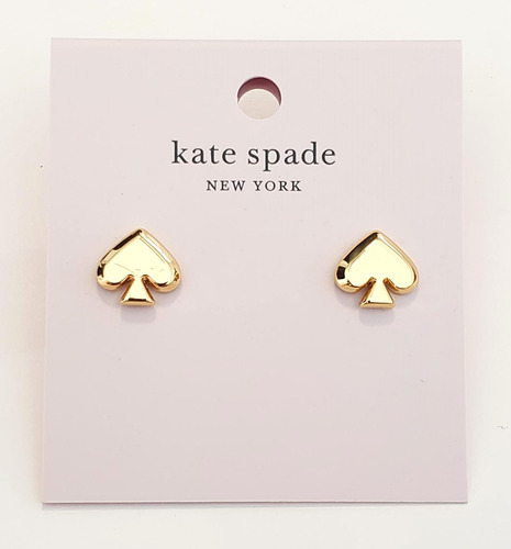 Aretes Kate Spade Logo Dorados