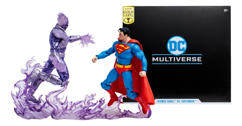 Mcfarlane Dc Action Comics -atomic Skull Vs Superman 2 Pack (Reacondicionado)