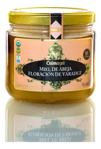 Miel Floracion Varaduz Ceimaya 400g Organica Cruda Frasco
