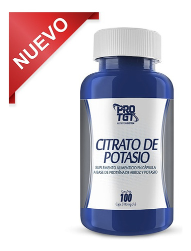 Protgt Citrato De Potasio Bienestar 100 Capsulas Sfn