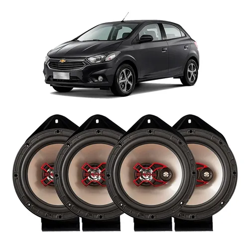 comprar 4 Alto Falante Bravox 6 Pol. Gm Onix Prisma Lt Ltz C Moldura