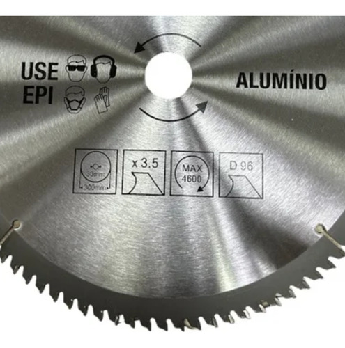 Disco De Serra Circular Vidia Rocast Para Mdf 300mm X 96 D