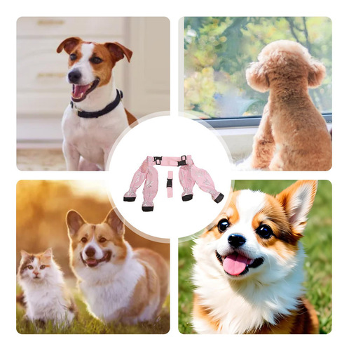 Polainas De La Bota Del Perro Polainas Del Perro Con Las Bot