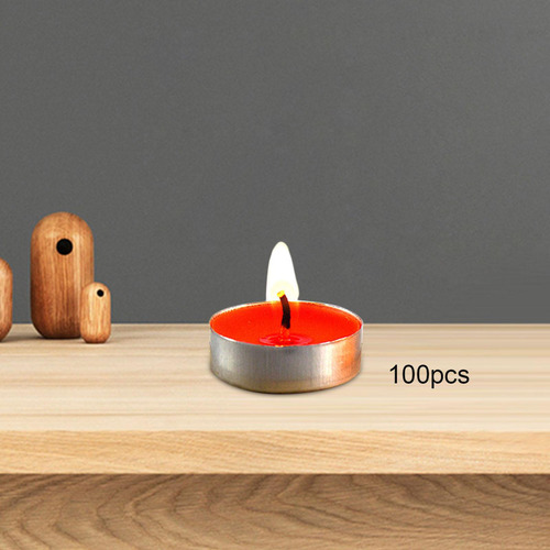 Velas De Té De Larga Duración, 100 Piezas, Velas Pequeñas