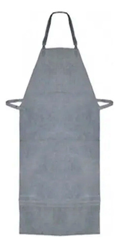 Avental de raspa soldador couro segurança proteção Epi Comercial Paulista 1,00x0,60