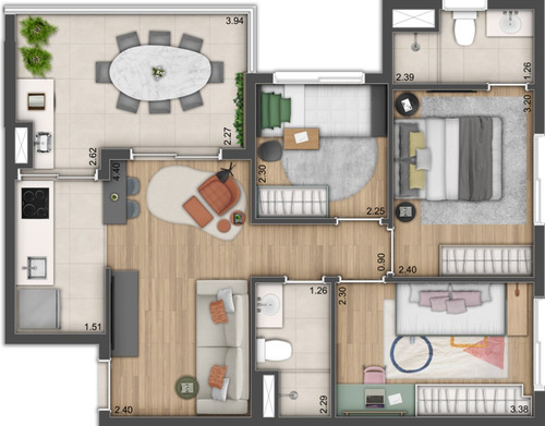Imagem 26 de 29 de Apartamento À Venda No Bairro Belenzinho - São Paulo/sp - O-24172-40082