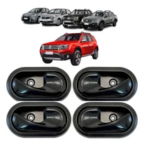 Comprar Kit Maçanetas Internas Pretas Sandero Logan Duster Megane