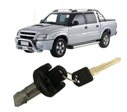Cilindro Miolo Ignição S10 1995 1996 1997 1998 99 Com Chaves
