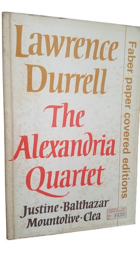 The Alexandria Quartet Lawrence Durrell En Ingles Original