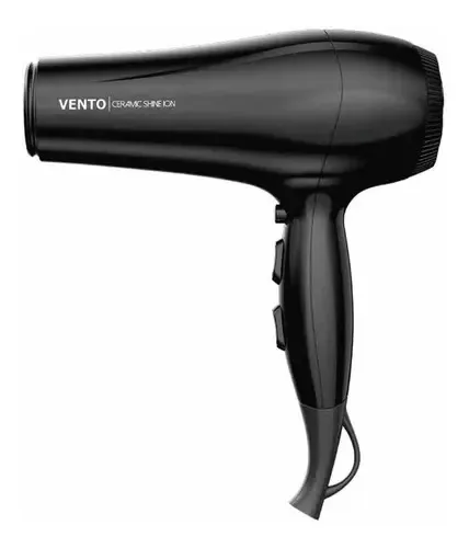 Secador de Pelo Profesional GA.MA Italy Vento Negro Cerámico Iónico con 2200 W