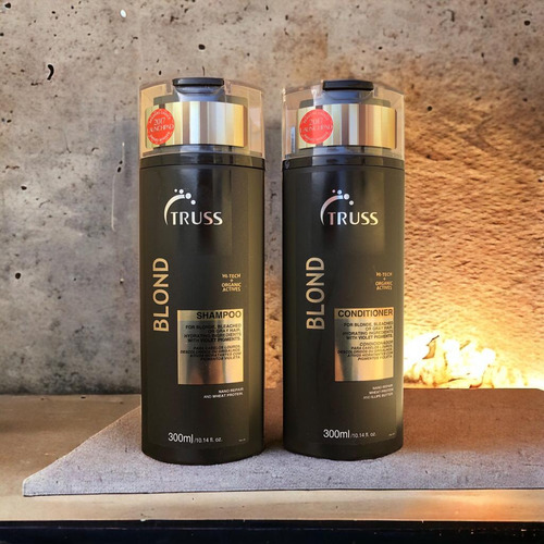 Blond Shampoo Condicionador Reconstrução Vegano 300ml Truss