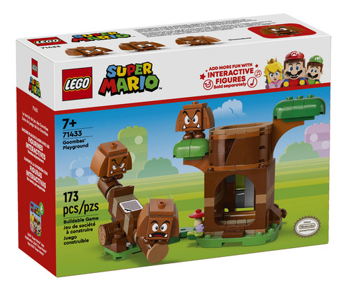Lego Super Mario Parque Dos Goombas, 71433 Número de piezas 173, versión del personaje de Mario Bros