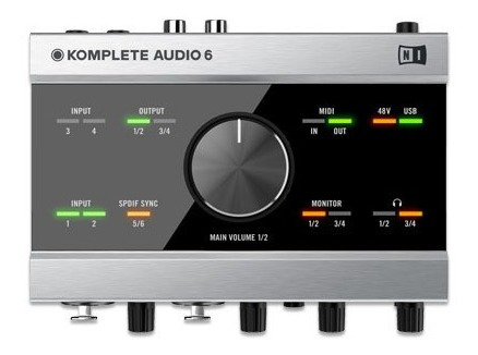 Interface Audio Externa Native Instruments Komplete Audio 6