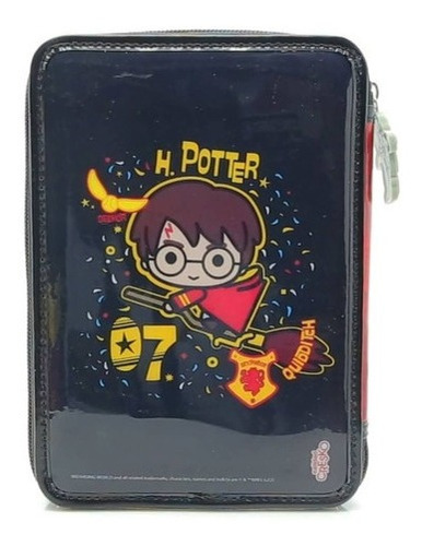 Cartuchera Harry Potter 1 Cierre Con Utiles Hp205 Original