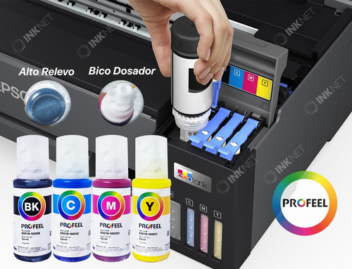 4x100ml Tinta Pigmentada Profeel E0019 Ep Wf-c5710 Wf-c5810