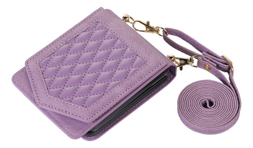 Funda De Cuero Con Soporte For Tarjetas Cruzadas For Samsu