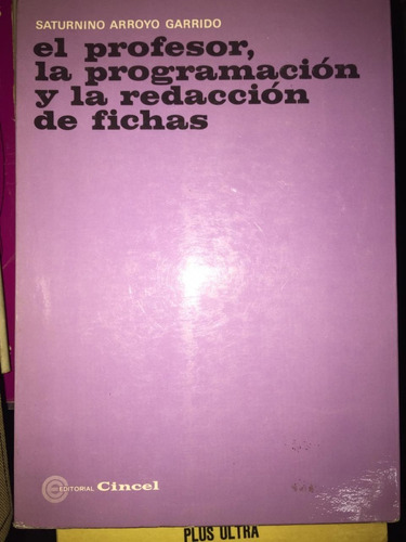 El Profesor, La Programacion Y La Redaccion De Fichas.