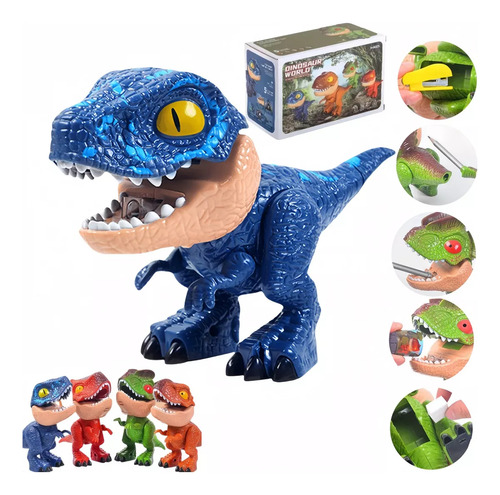 Set De Papelería 5 En 1 Con Dibujos Animados De Dinosaurios