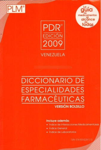 Diccionario De Especialidades Farmacéuticas (bolsillo) 