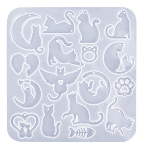 (163 #mold) Moldes Colgantes Y Pendientes De Silicona Con Fo