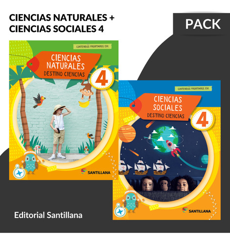 Pack Ciencias Naturales & Ciencias Sociales 4 / Santillana