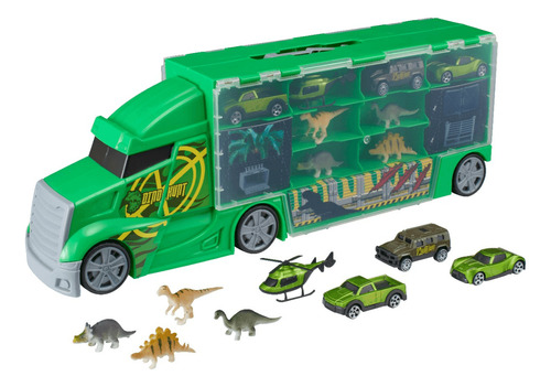 Teamsterz Camión Transporta Vehículos Beast Machines Con Veh