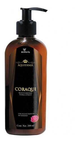 Coraqui, Aceite Corporal Para Masajes