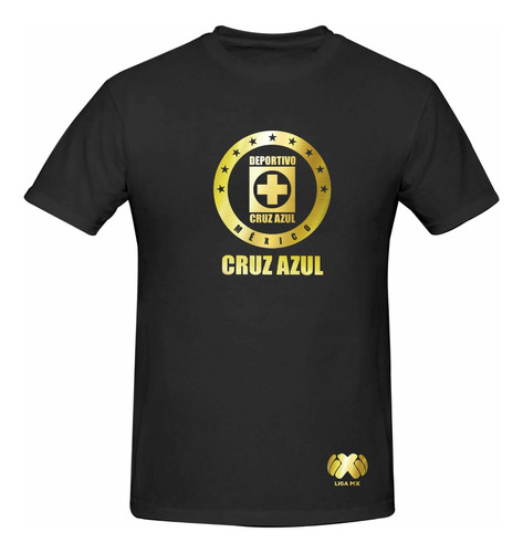 Playera Cruz Azul Liga Mx Modelo Gold