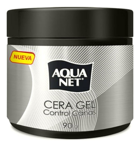 Aqua Net Cera Gel Control Canas 90g