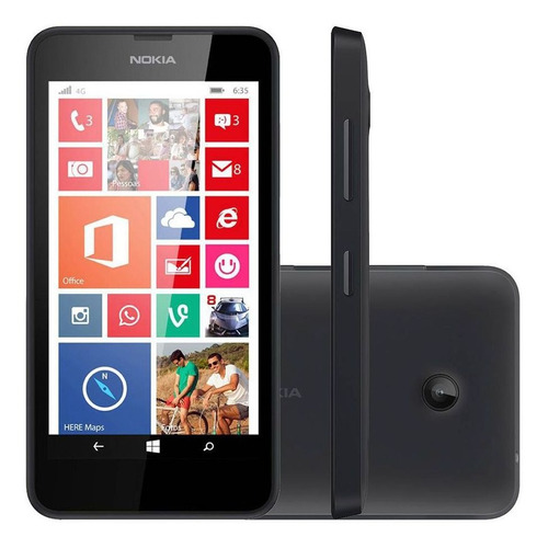 Celular Básico Nokia Lumia 635 8gb Wi-fi 4g Anatel Usado