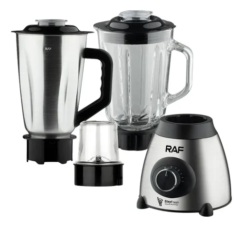 Licuadora 3 En 1 Para Jugos Y Moledor De Cafe Raf 1000w