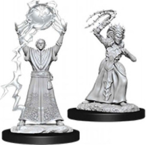 Drow Mage & Priestes Nolzur's Marvelous Unpainted Miniatures