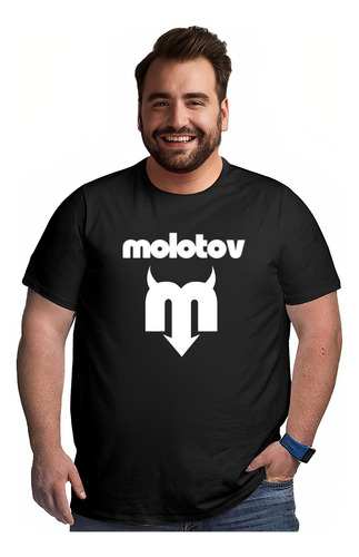 Polera Rock Molotov M Talllas Grandes 2xl 3xl 4xl