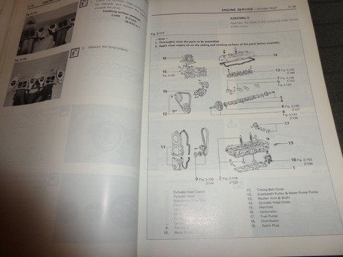 Toyota Manual De Reparaciones Motor Serie A 1979 (Usado)