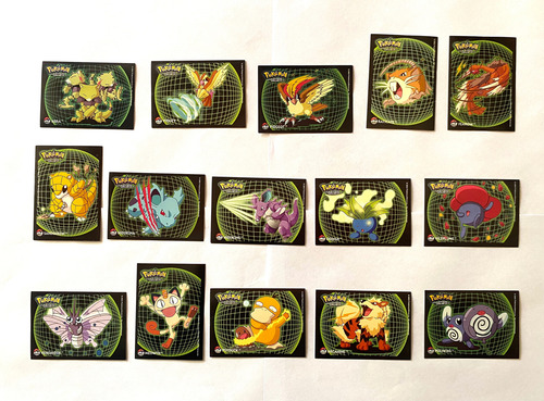 Figuritas Pokemon Máster Quest Lote 1 Son 15 Figuritas Poquemon Ninguno